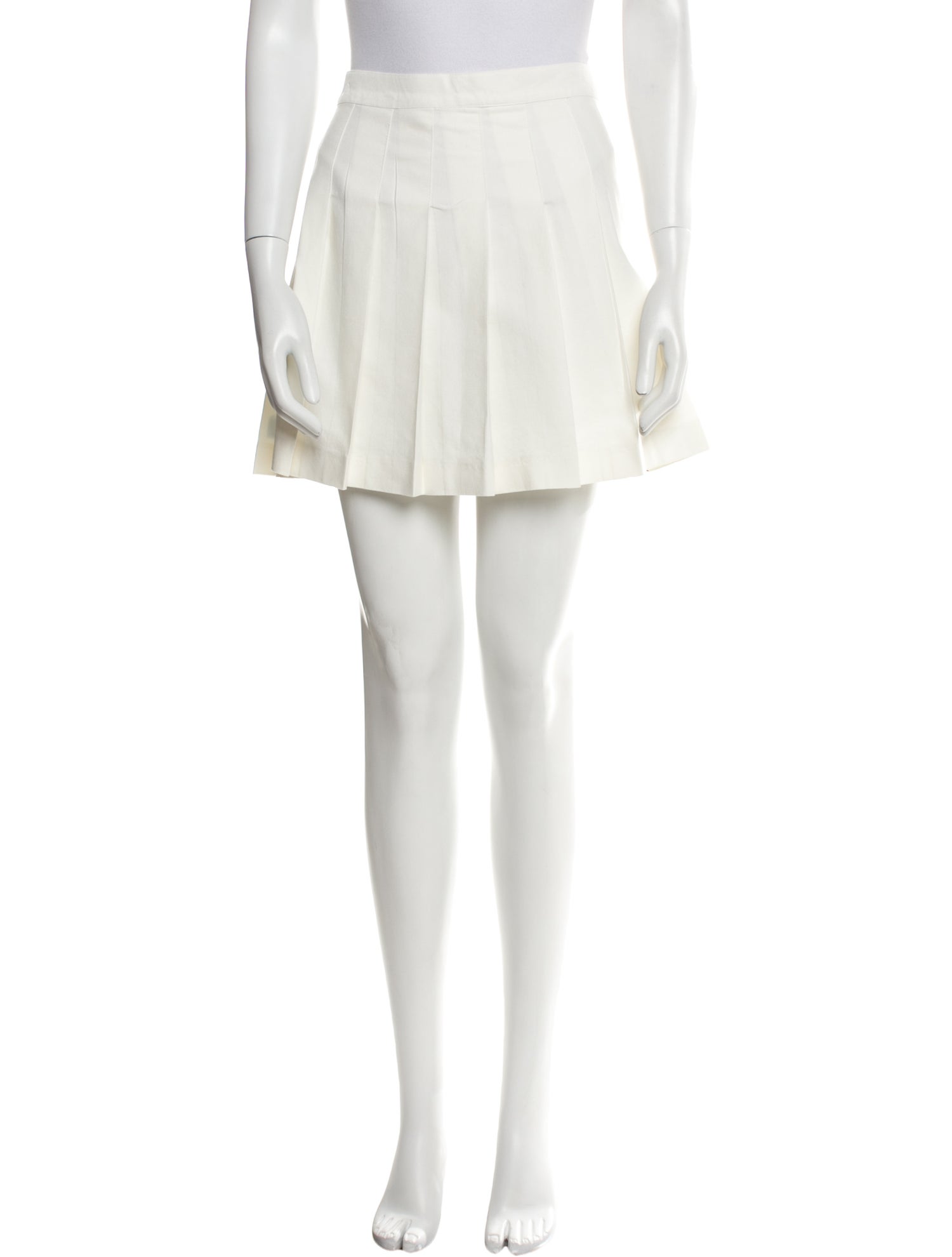 Kule Pleated Accents Mini Skirt