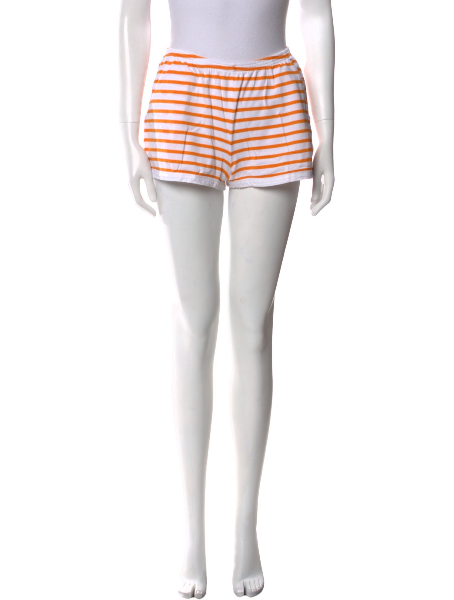 Kule Striped Mini Shorts