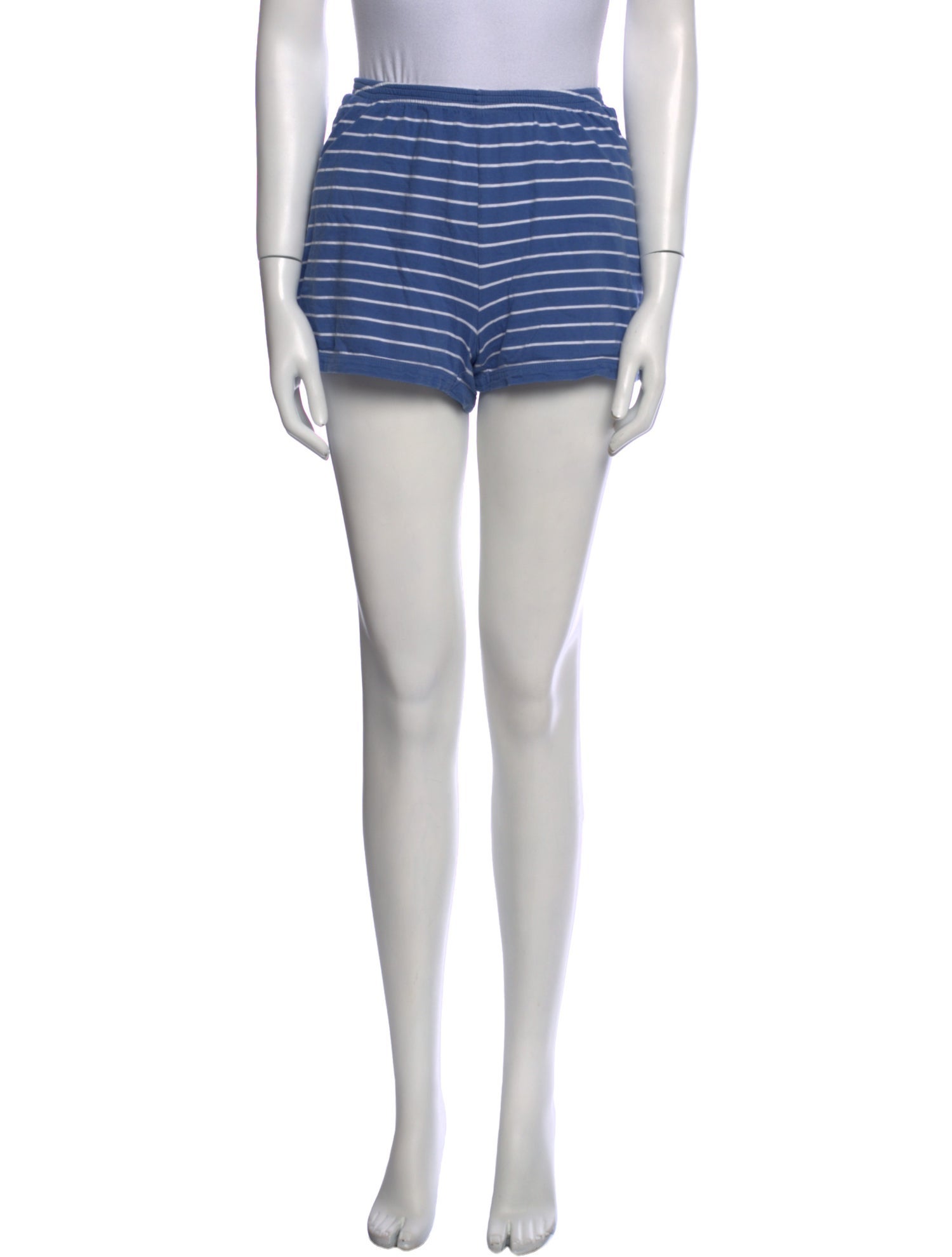 Kule Striped Mini Shorts