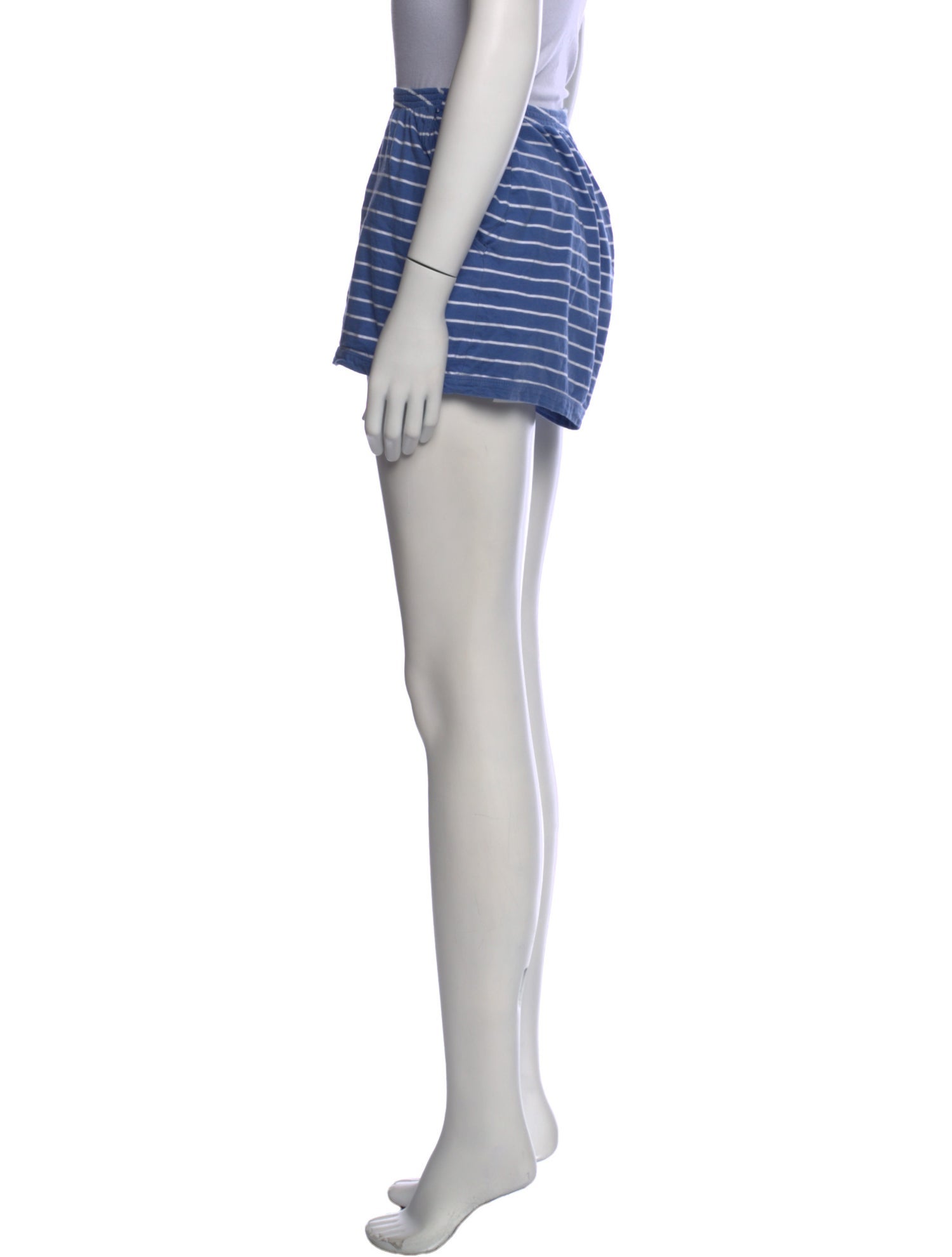 Kule Striped Mini Shorts