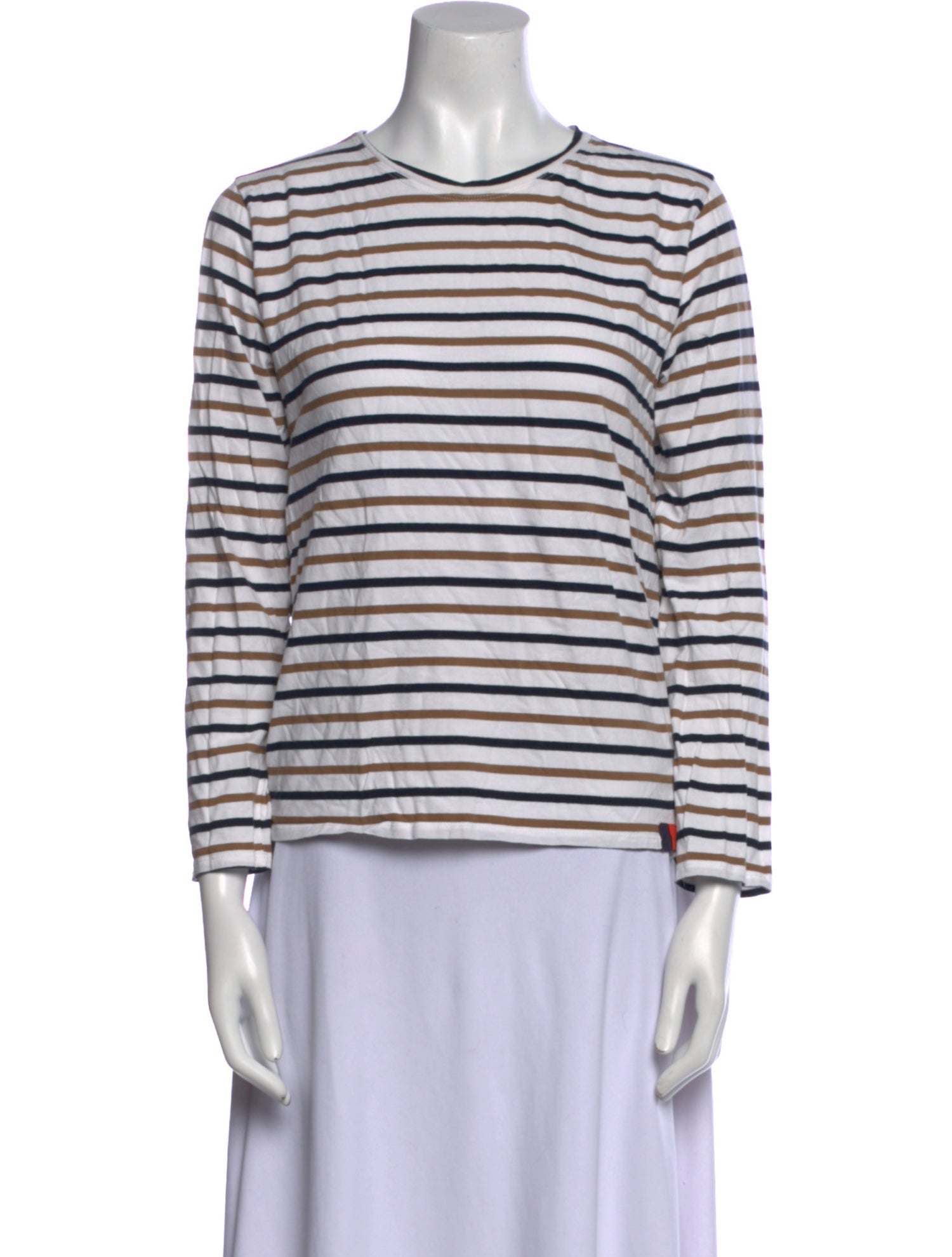 Kule Striped Crew Neck Top