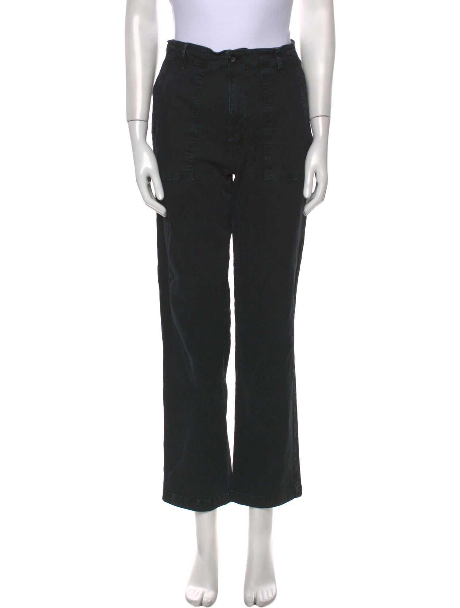 Kule Mid-Rise Straight Leg Jeans