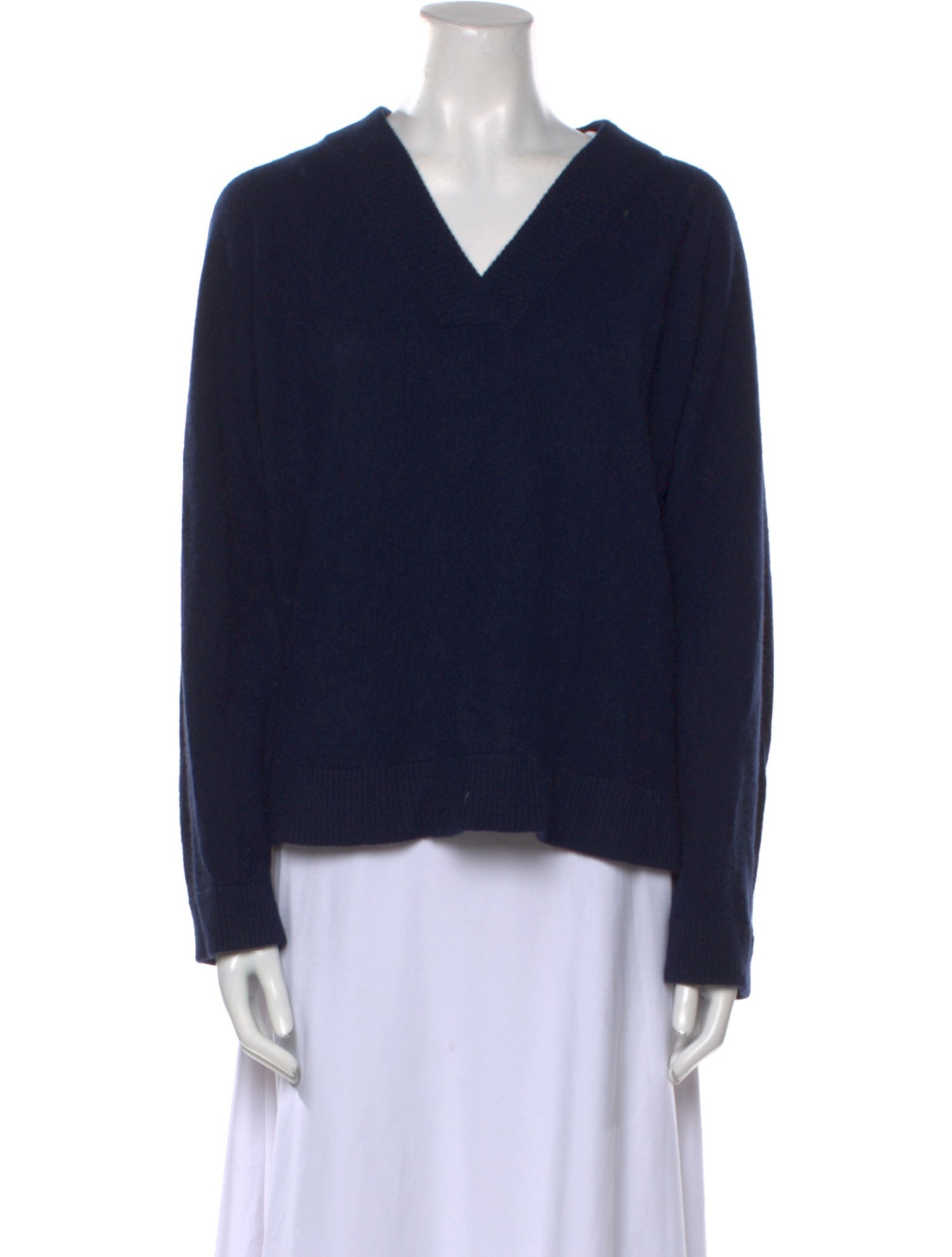 Kule Cashmere V-Neck Sweatshirt