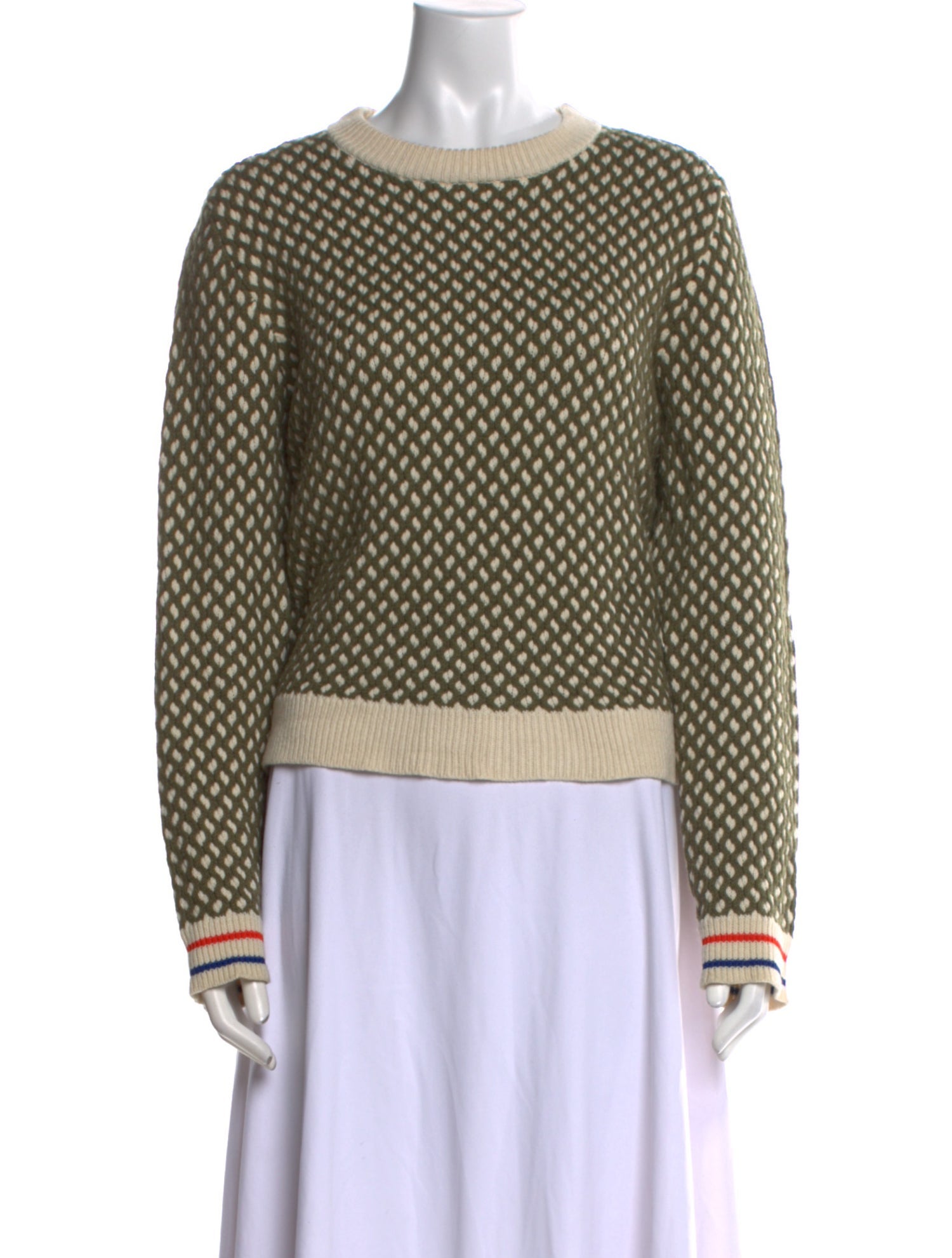 Kule Printed Crew Neck Sweater