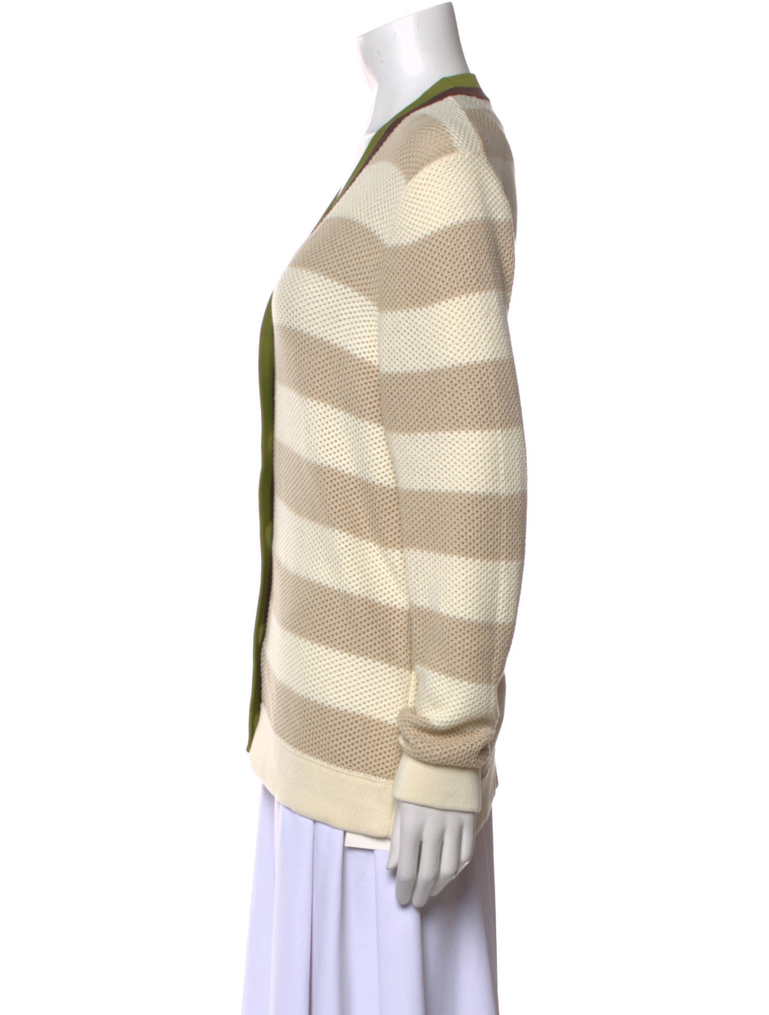 Kule Striped V-Neck Sweater w/ Tags