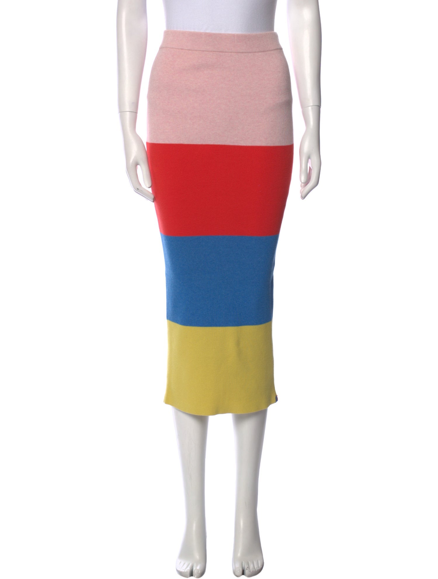 Kule Striped Midi Length Skirt