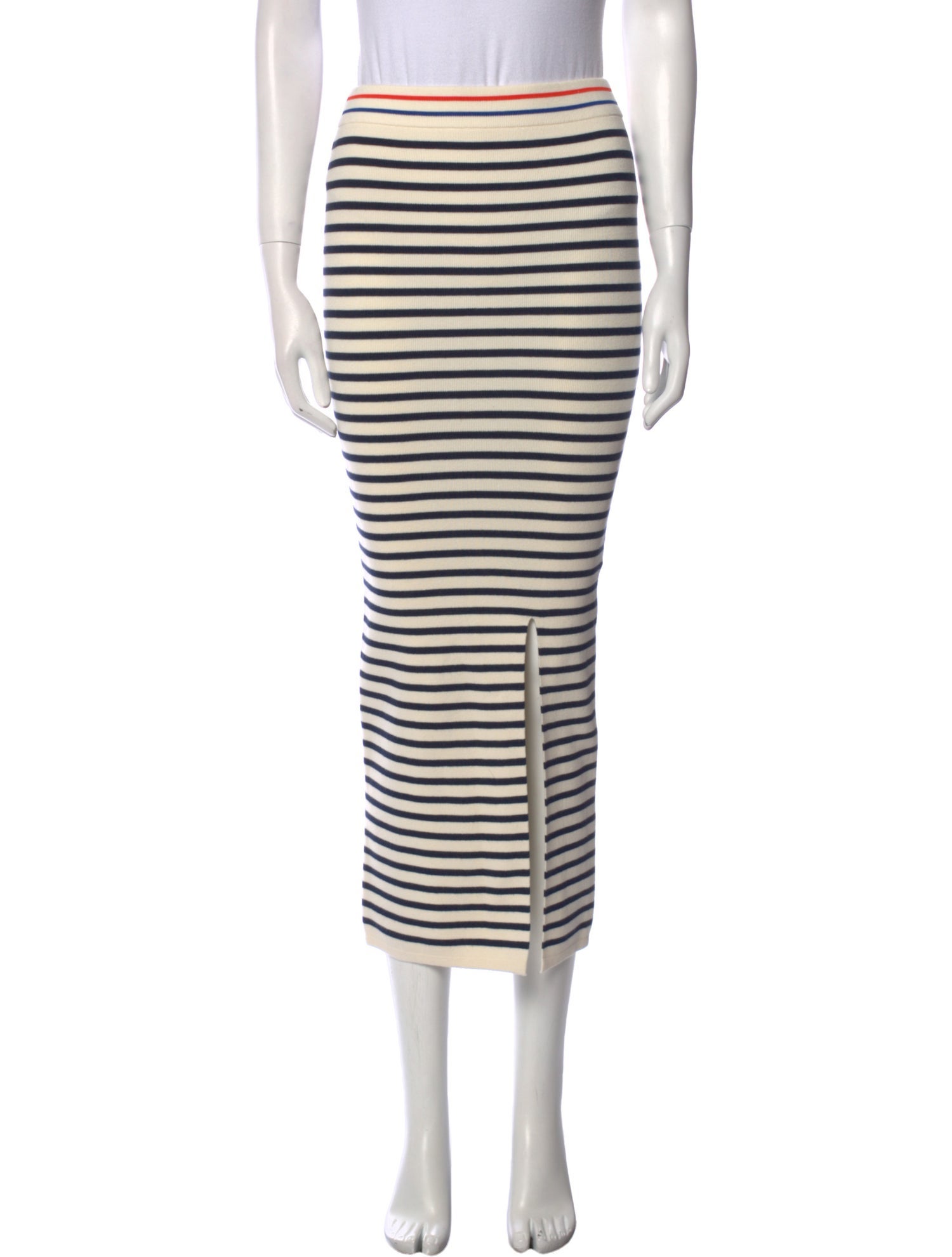 Kule Striped Midi Length Skirt w/ Tags