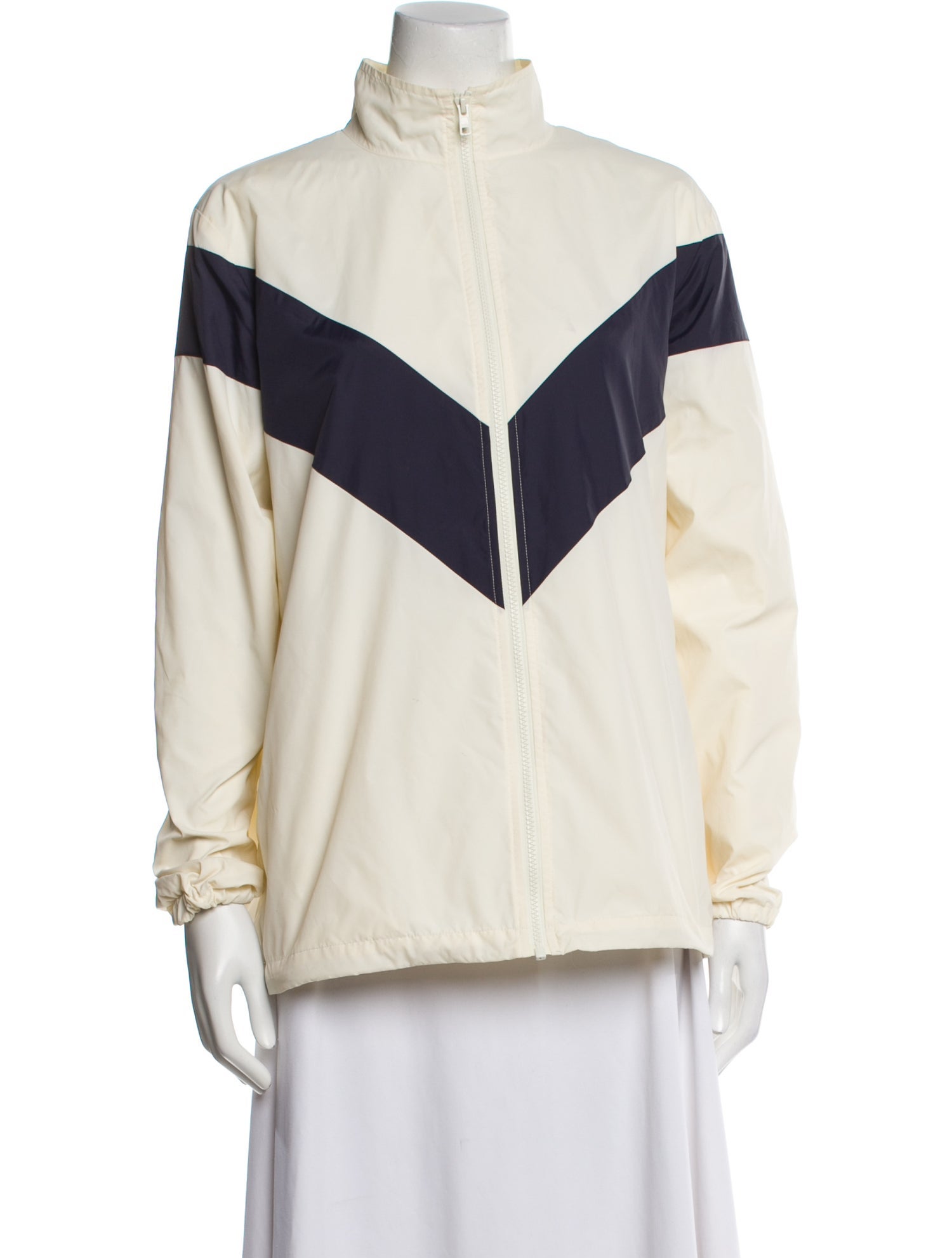 Kule Nylon Colorblock Pattern Jacket