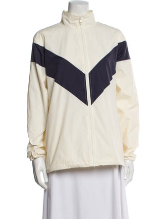 Kule Nylon Colorblock Pattern Jacket