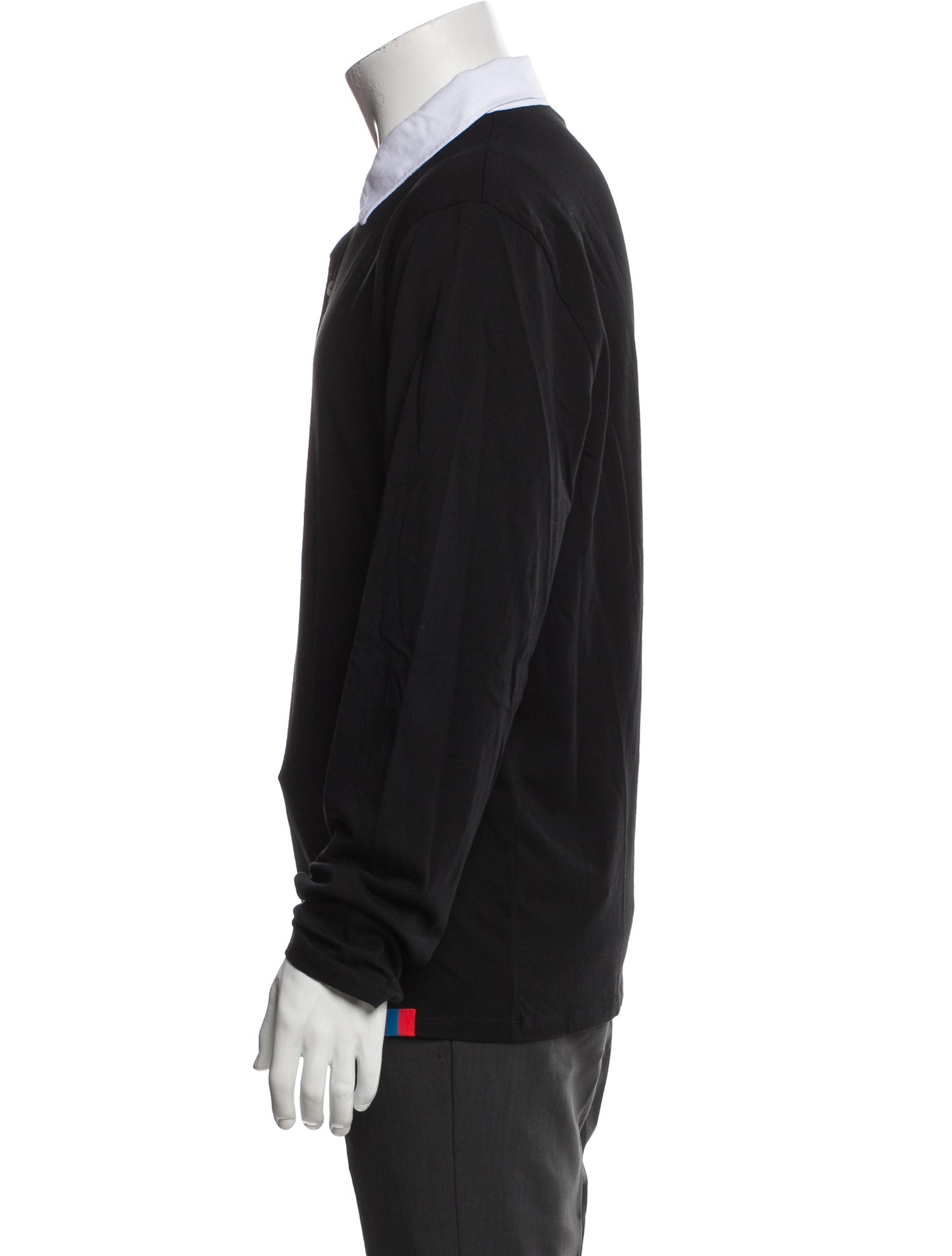 Kule Collar Long Sleeve Polo Shirt