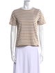 Kule Striped Crew Neck T-Shirt