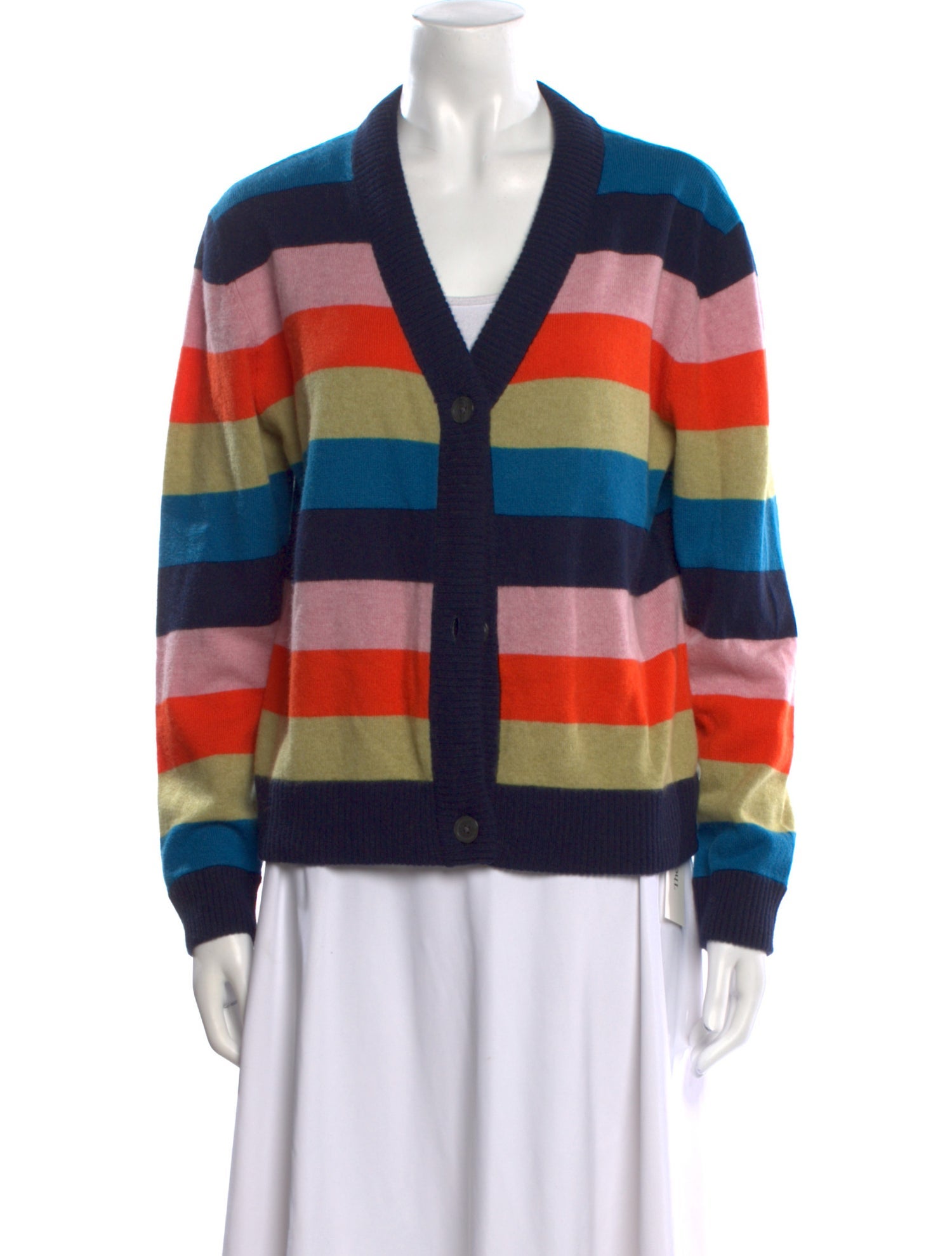 Kule Cashmere Striped Sweater