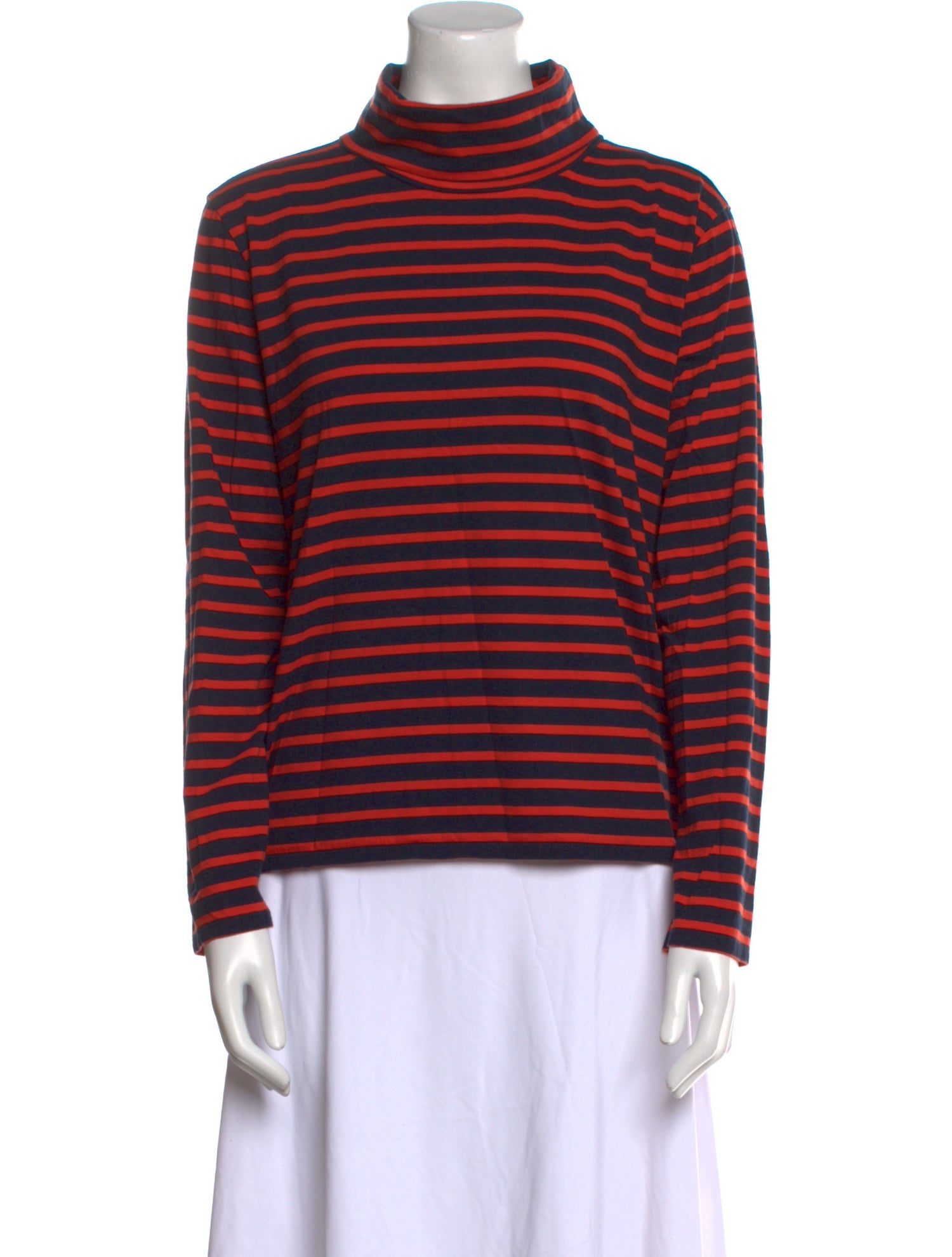 Kule Striped Turtleneck Top