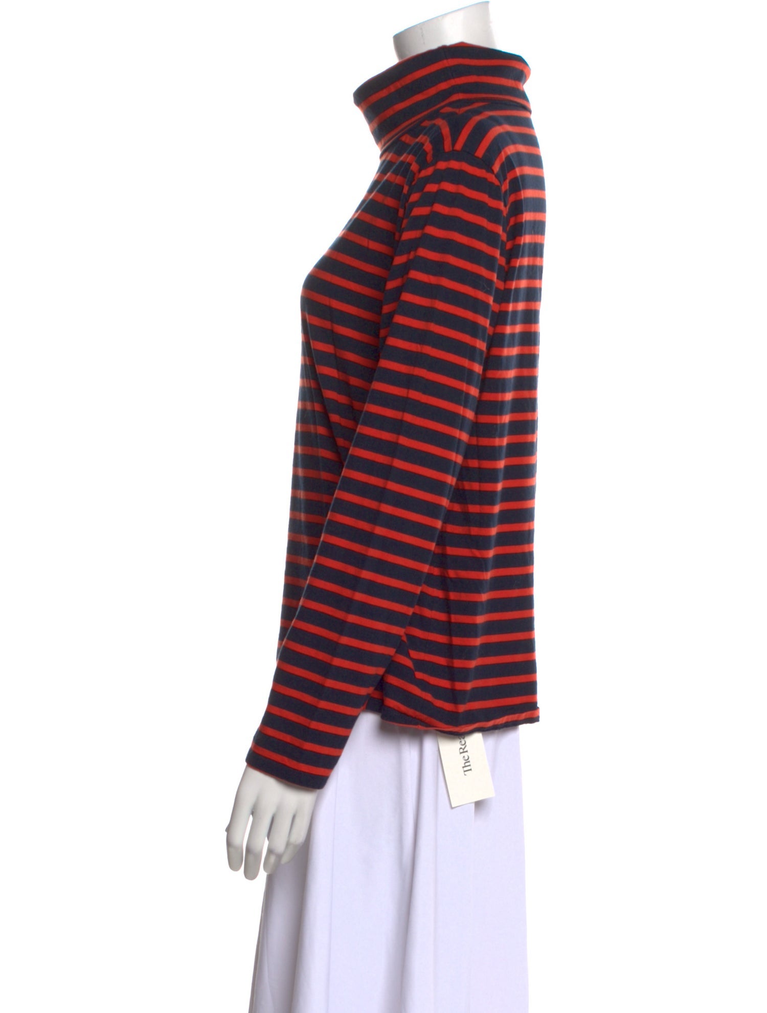 Kule Striped Turtleneck Top