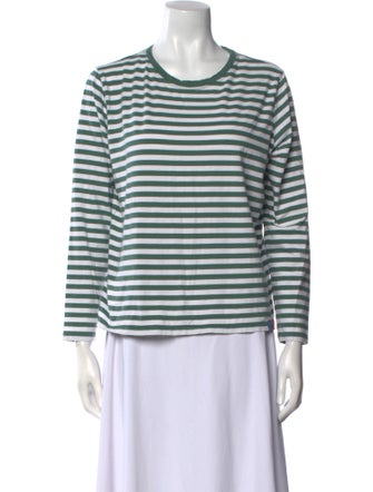 Kule Striped Crew Neck Top