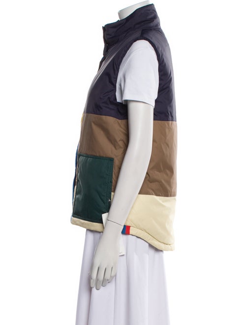 Kule Colorblock Pattern Vest