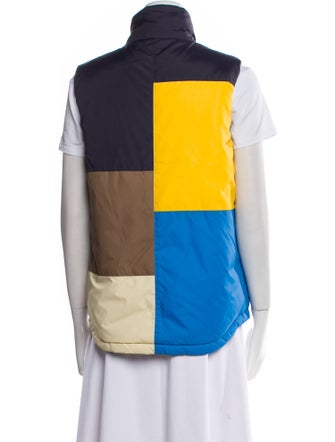 Kule Colorblock Pattern Vest