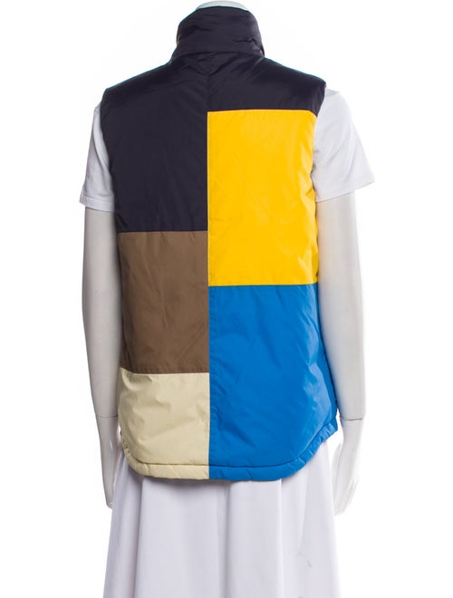 Kule Colorblock Pattern Vest