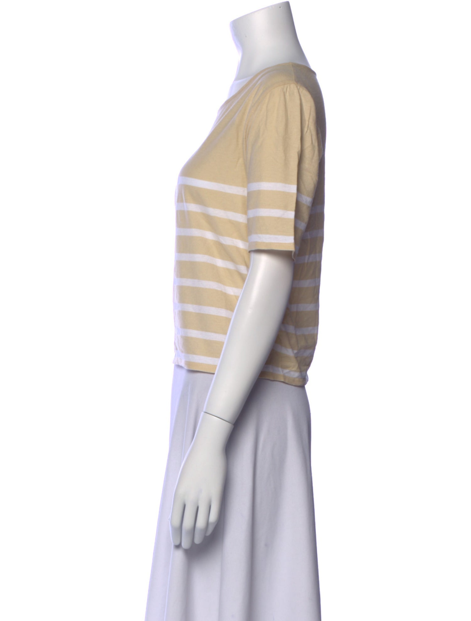 Kule Striped Scoop Neck T-Shirt