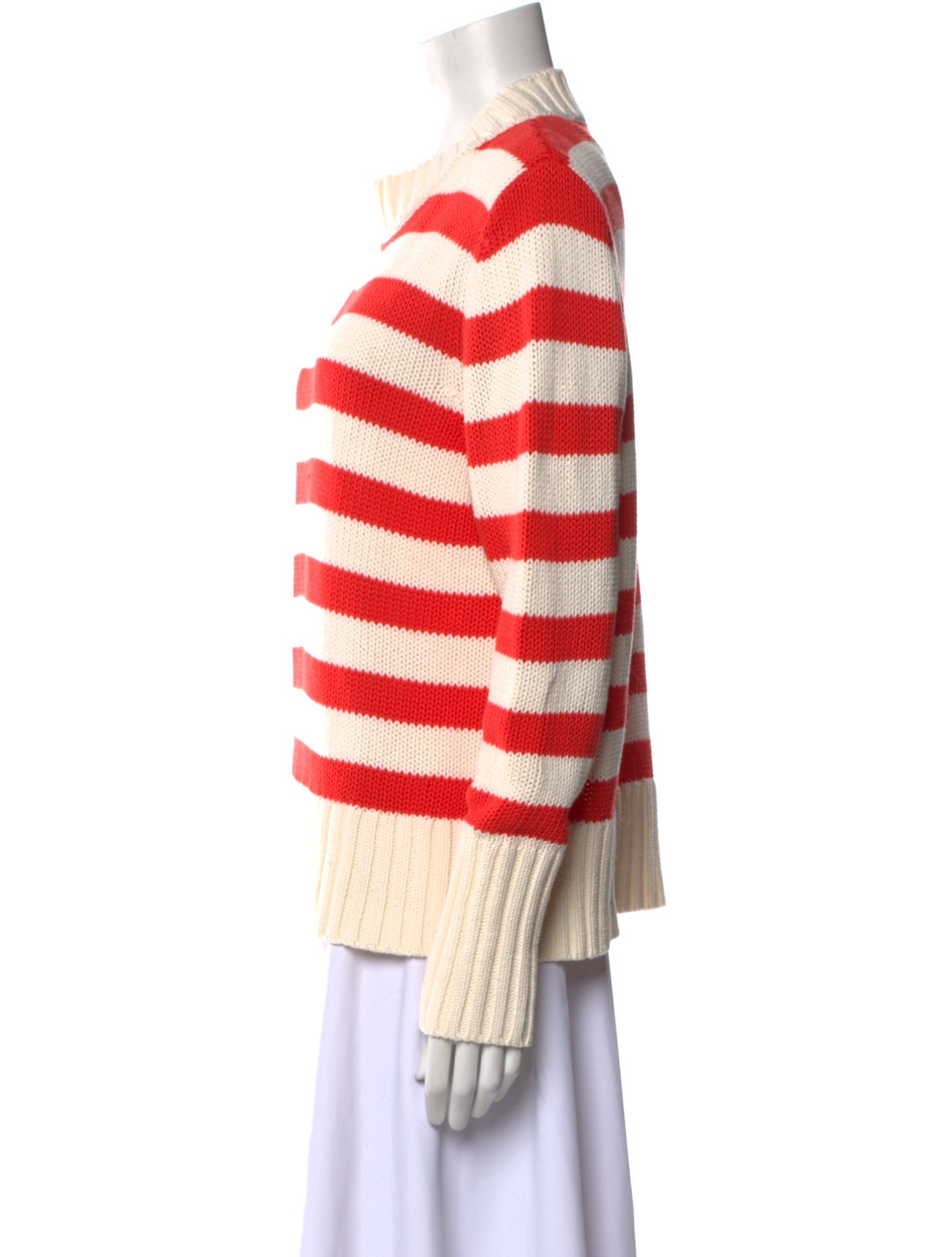 Kule Striped Crew Neck Sweater