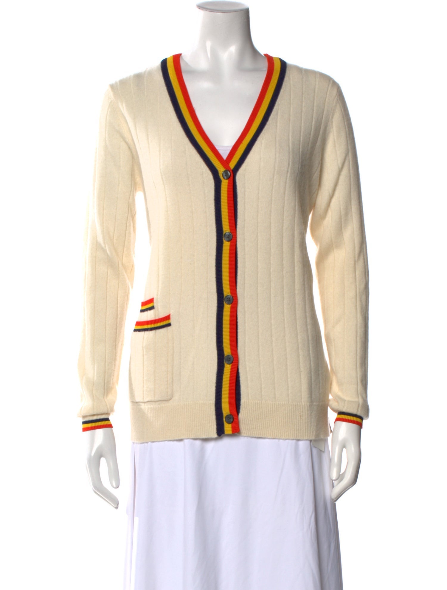 Kule Cashmere Striped Sweater