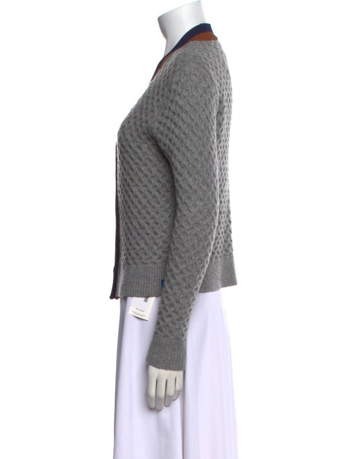 Kule Cashmere Colorblock Pattern Sweater