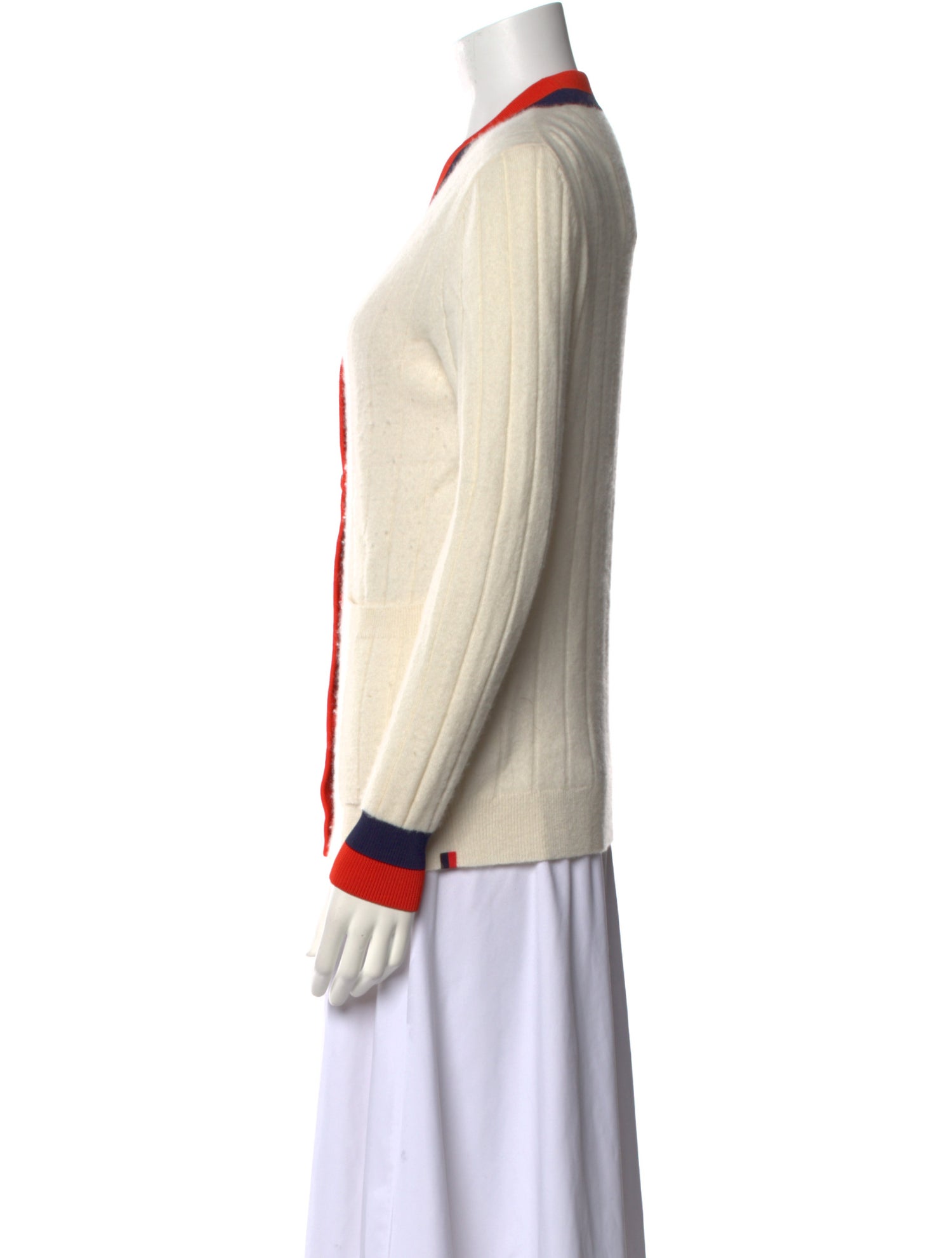 Kule Cashmere Colorblock Pattern Sweater