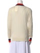 Kule Cashmere Colorblock Pattern Sweater