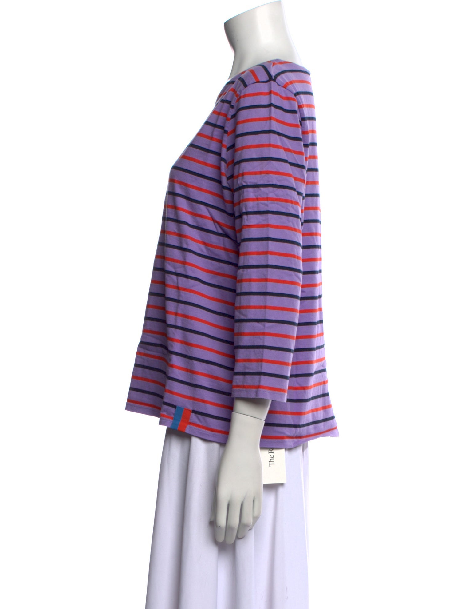 Kule Striped Bateau Neckline Top