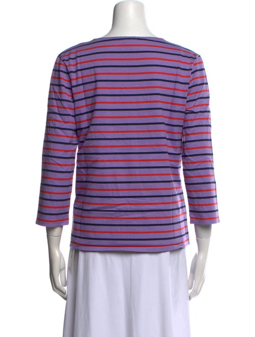 Kule Striped Bateau Neckline Top