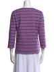Kule Striped Bateau Neckline Top