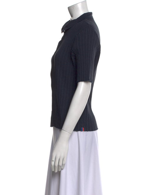 Kule Three-Quarter Sleeve Button-Up Top