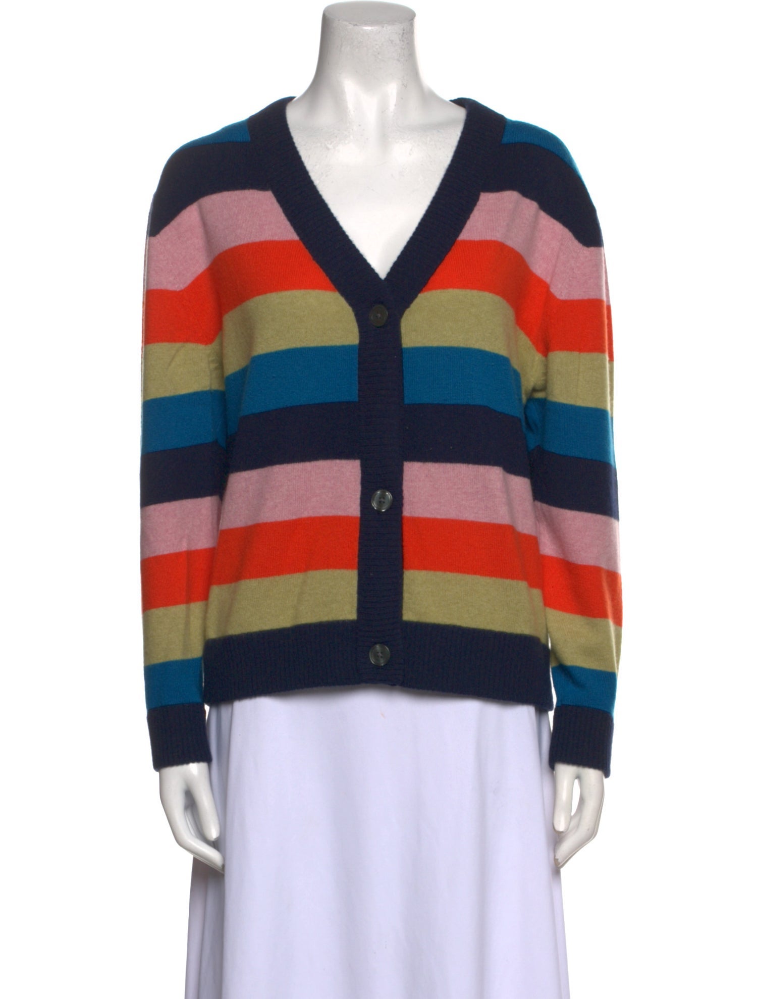 Kule Cashmere Striped Sweater
