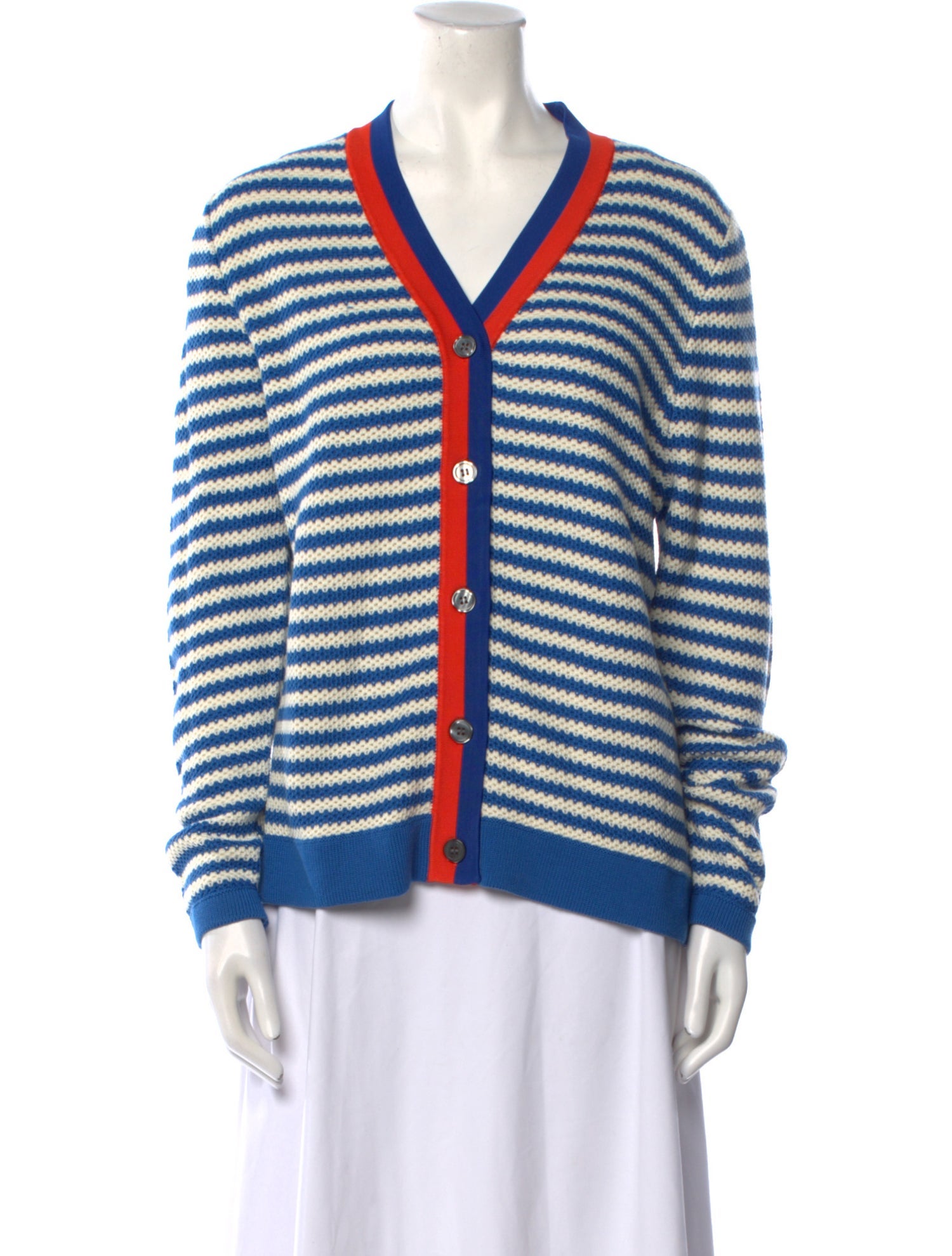 Kule Striped V-Neck Sweater w/ Tags
