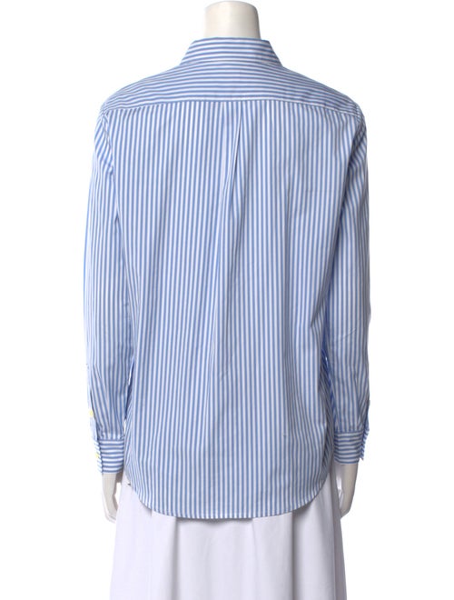 Kule Striped Long Sleeve Button-Up Top