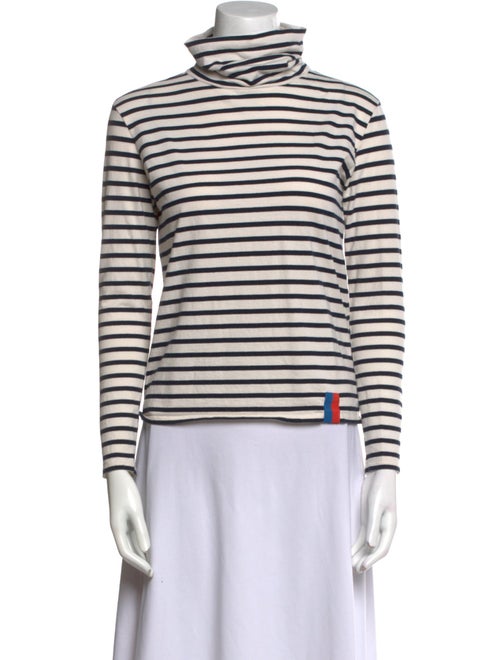 Kule Striped Turtleneck Top