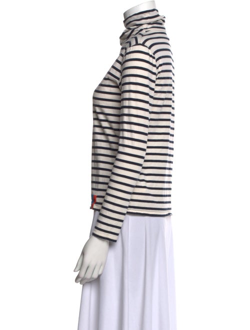 Kule Striped Turtleneck Top