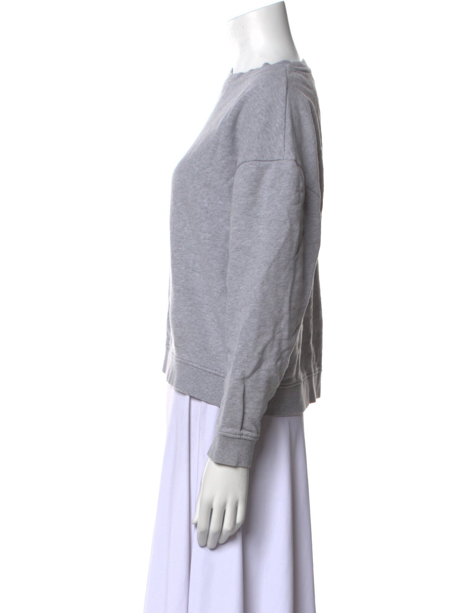 Kule Graphic Print Bateau Neckline Sweatshirt