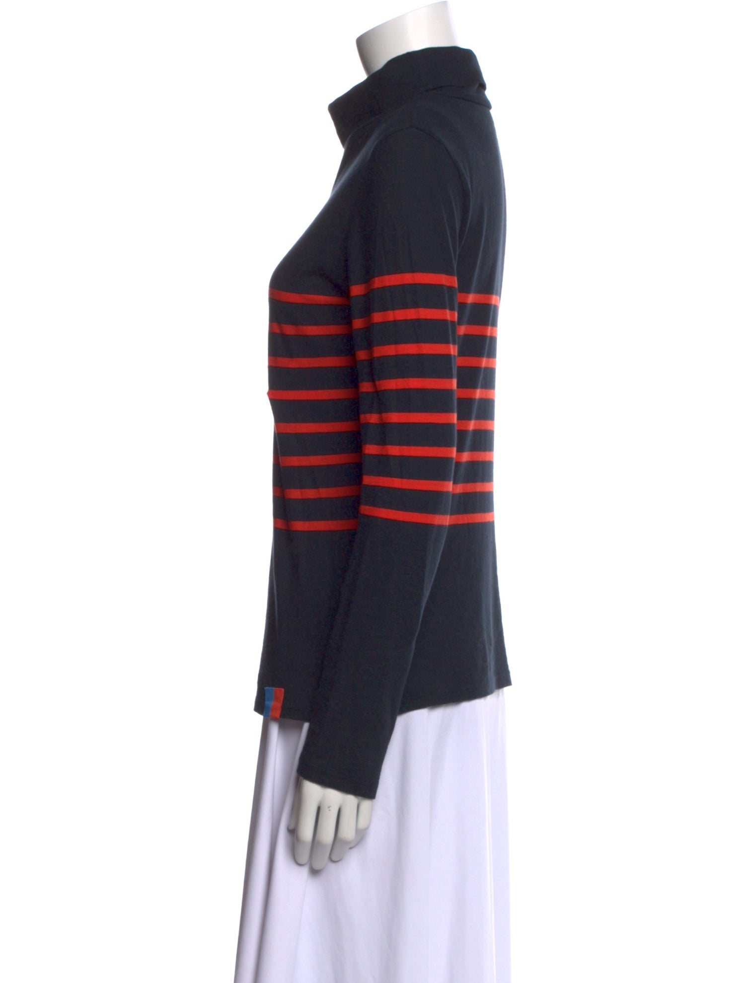 Kule Striped Turtleneck Sweatshirt