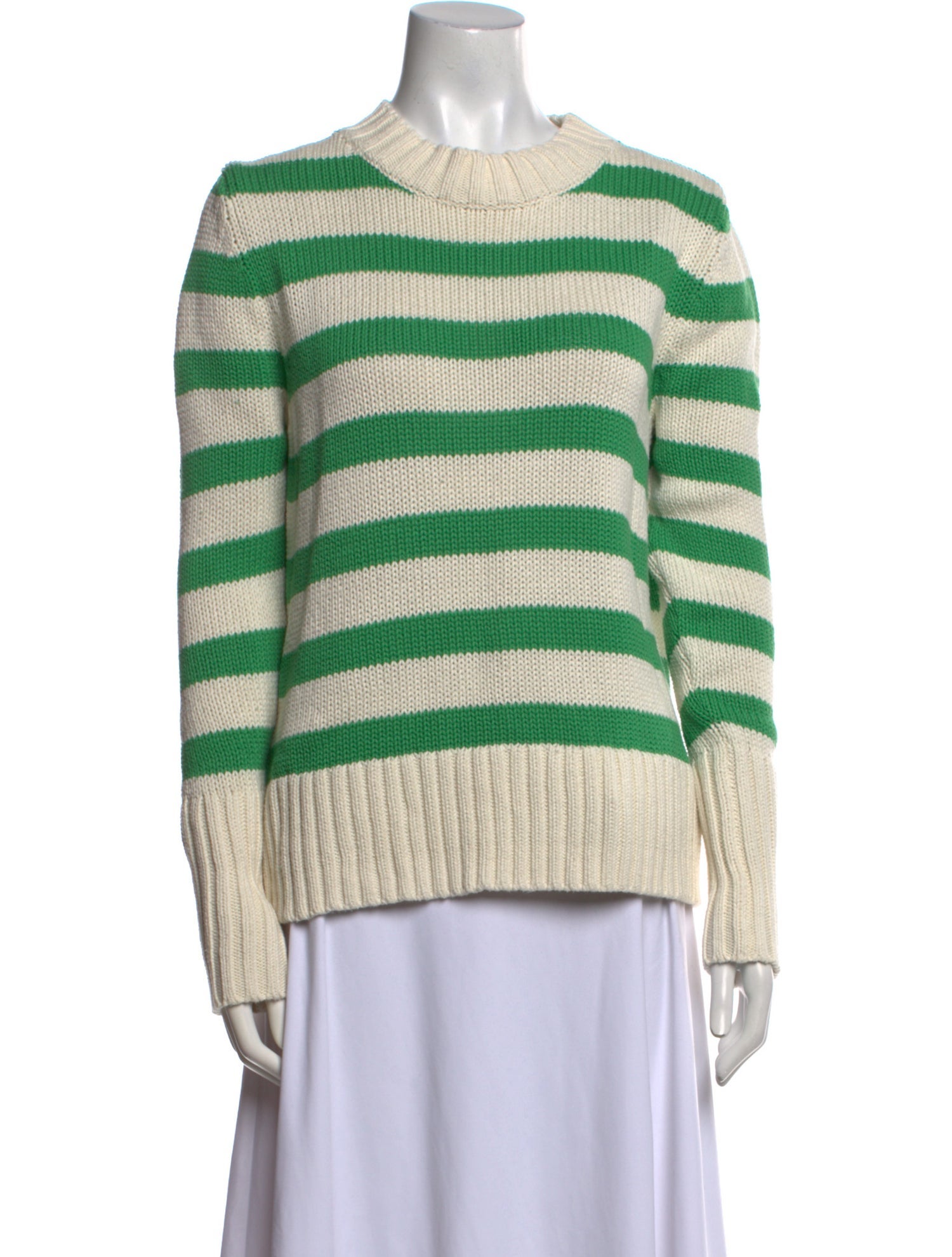 Kule Striped Crew Neck Sweater