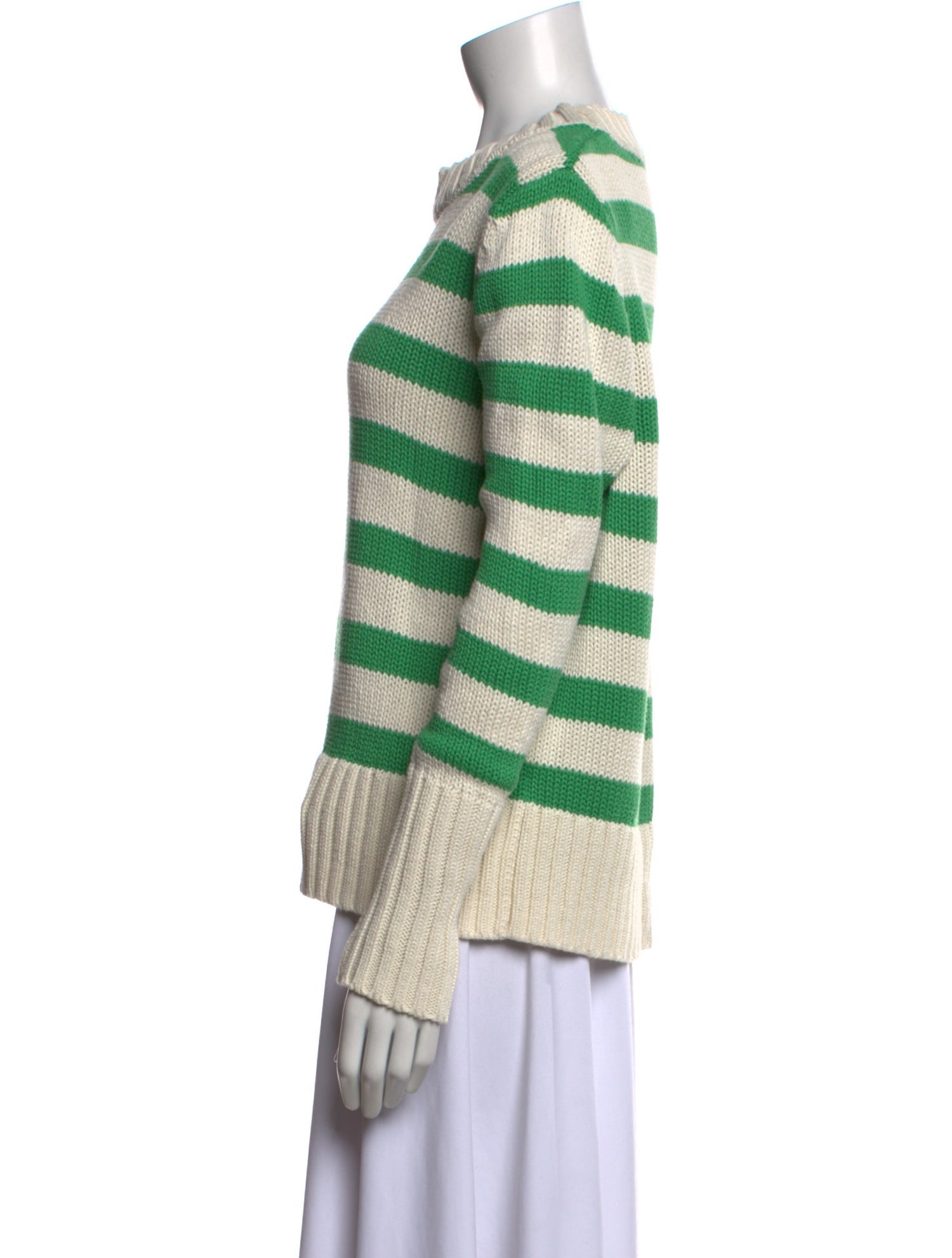 Kule Striped Crew Neck Sweater