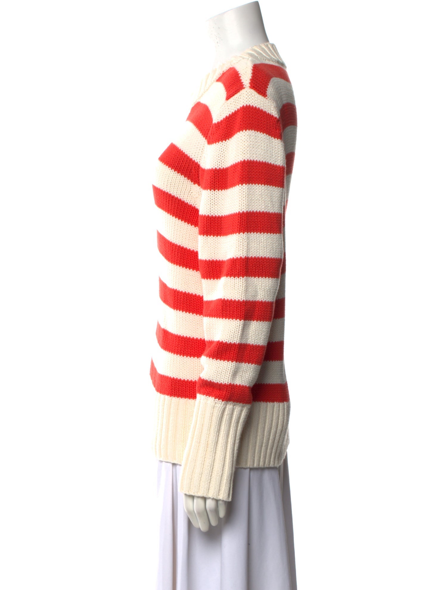 Kule Striped Crew Neck Sweater