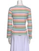 Kule Striped Crew Neck Top