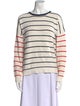 Kule Striped Scoop Neck Sweater