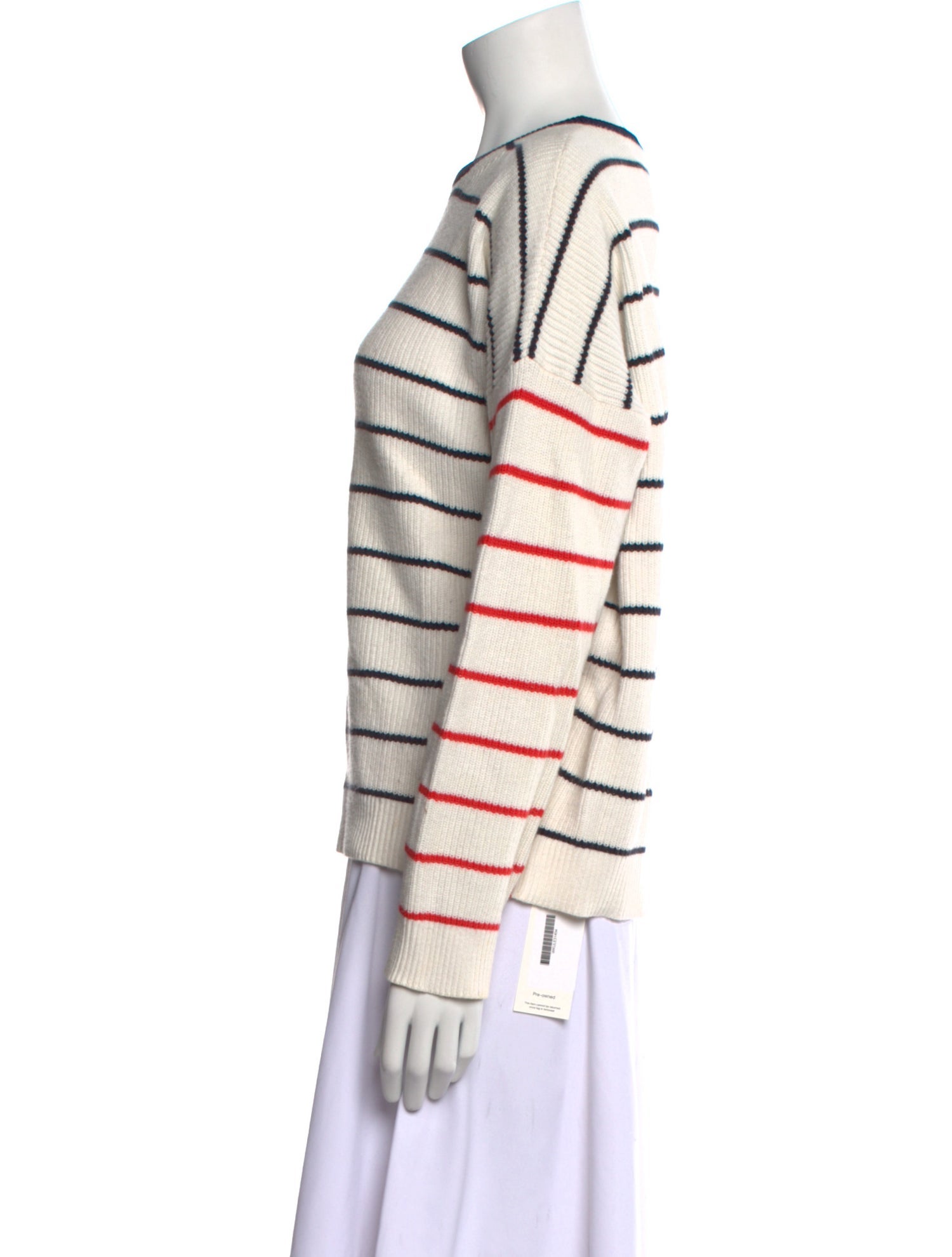 Kule Striped Scoop Neck Sweater