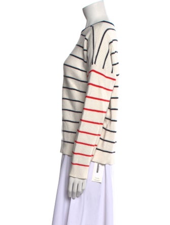 Kule Striped Scoop Neck Sweater