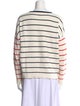 Kule Striped Scoop Neck Sweater