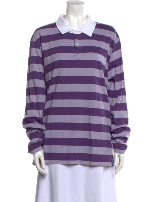 Kule Striped Long Sleeve Polo