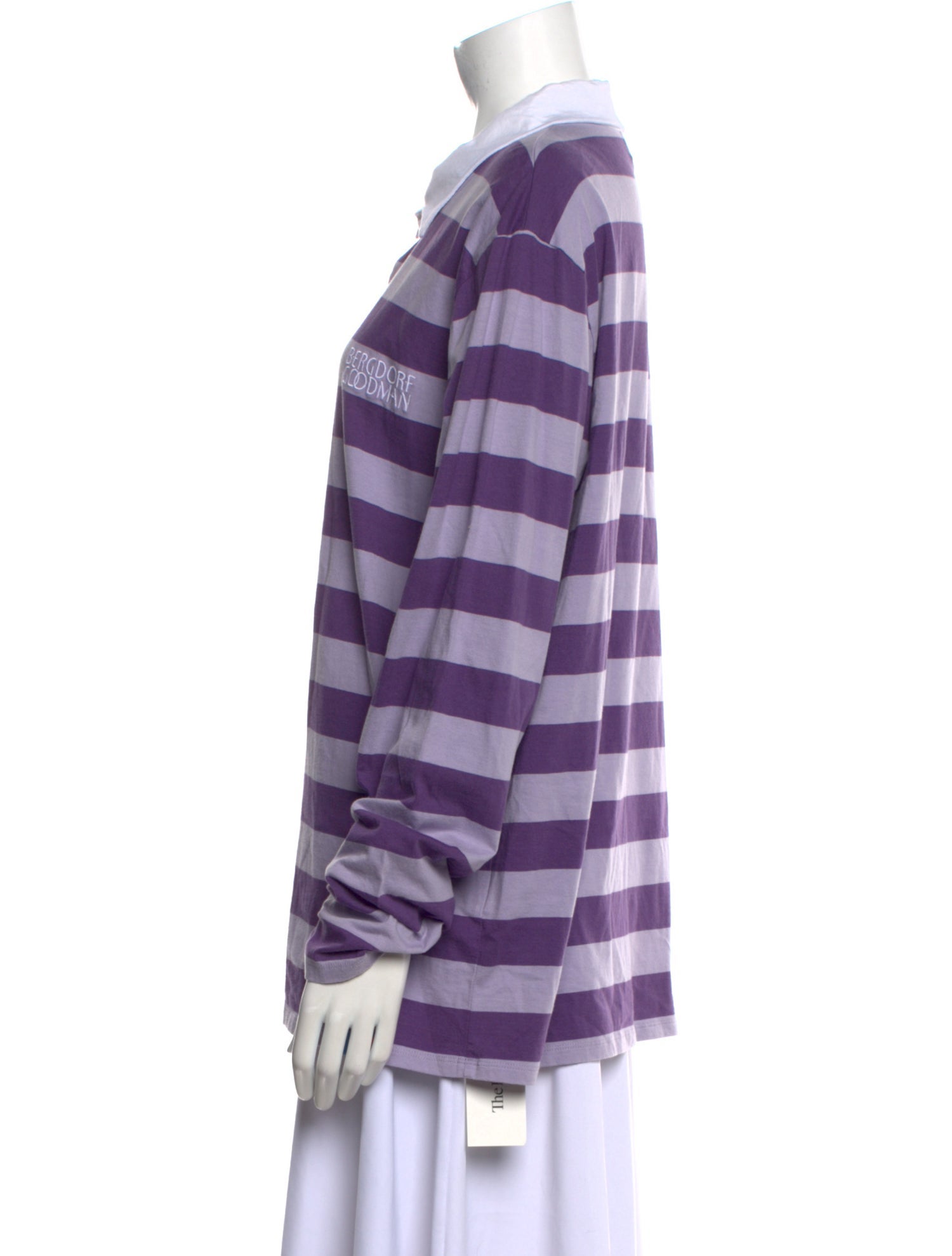 Kule Striped Long Sleeve Polo
