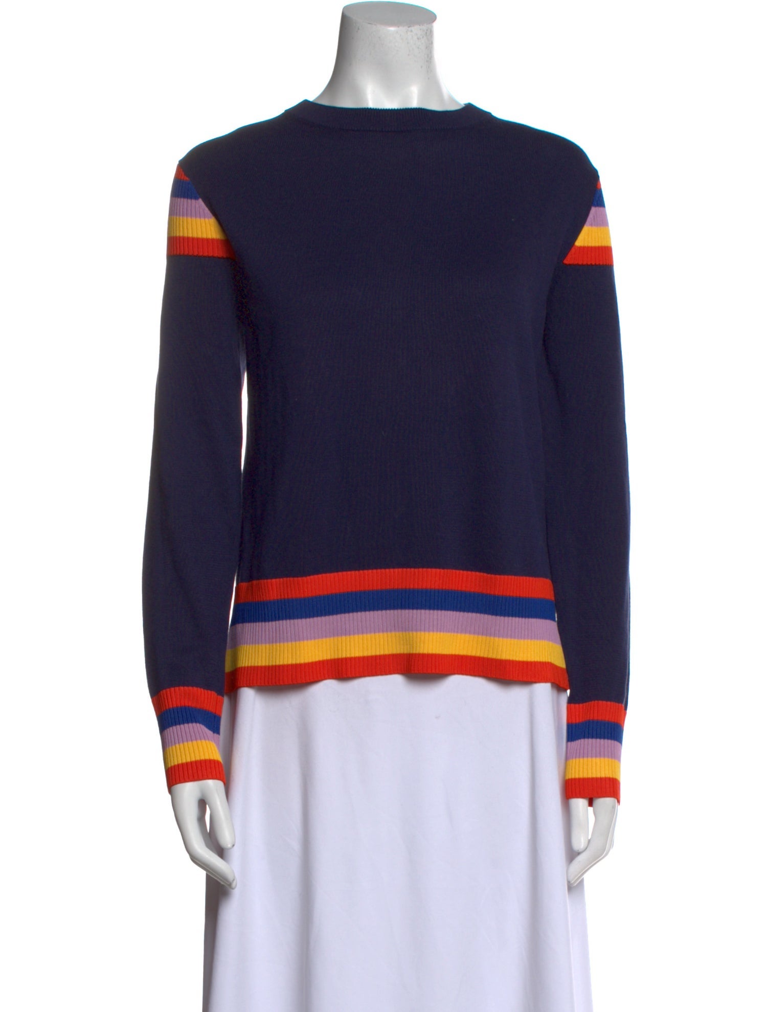 Kule Striped Bateau Neckline Sweater